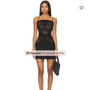 Tularosa Black Camdyn Mini Dress